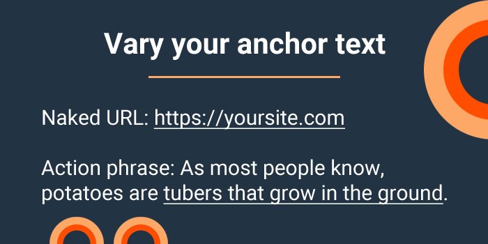 Vary your anchor text