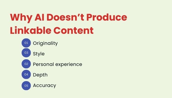 Why AI Doesn’t Produce Linkable Content