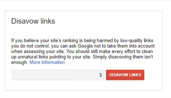 Determining When to Disavow Links